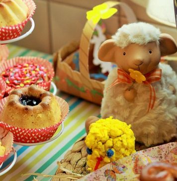 Great baking ideas to do with the kids at Easter Easter Baking day nest